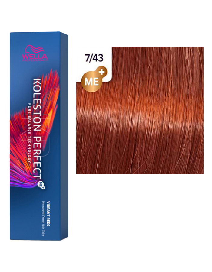 WELLA KOLESTON PERFECT ME+ თმის საღებავი 7-43